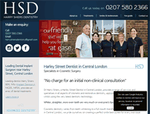 Tablet Screenshot of harryshiersdentistry.co.uk